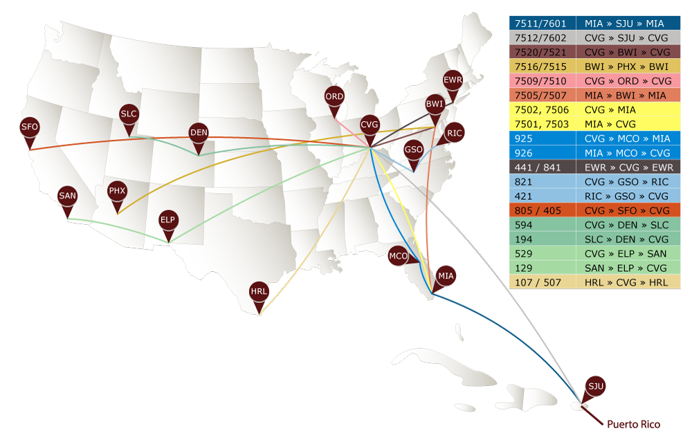 Jump Seat Flight Paths